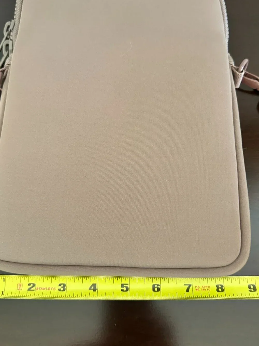 Dagne Dover Laptop Sleeve Crossbody Bag Blush Pink Color 11 x 8